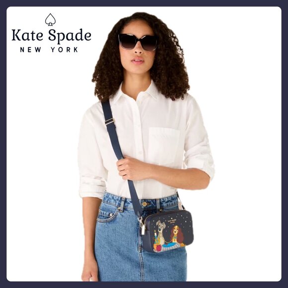 NWT Kate Spade Crossbody Camera Bag New York Lady And The Tramp Disney KH617 - Picture 6 of 12
